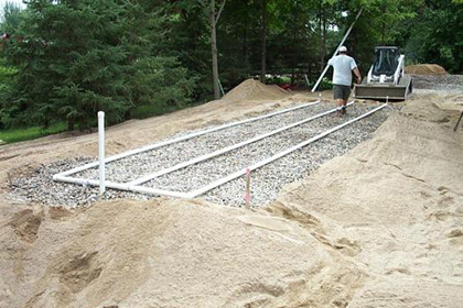 septic mound system
